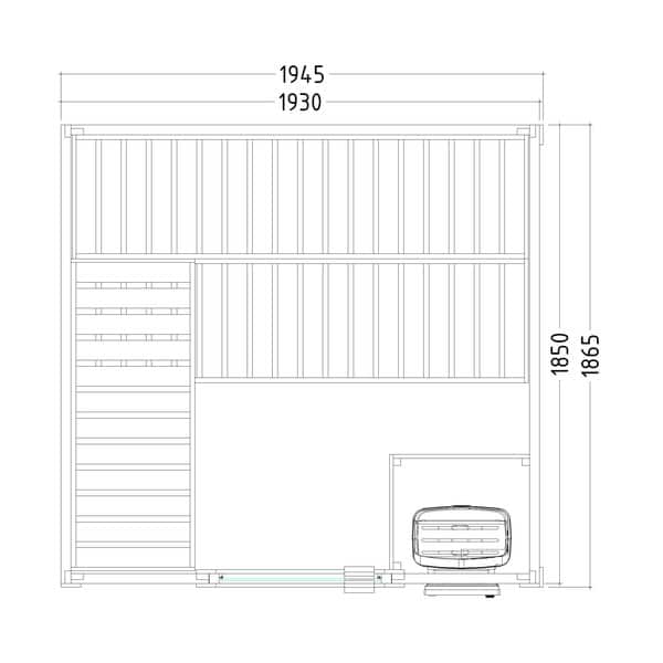 SENTIOTEC SET Sauna Basic Large
