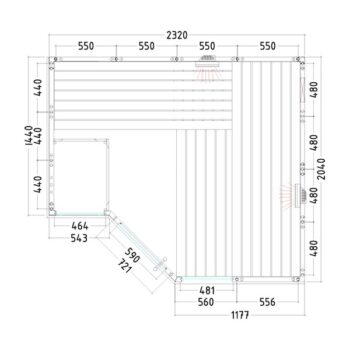 SENTIOTEC SET Sauna Arktis Infra+ – Bild 9