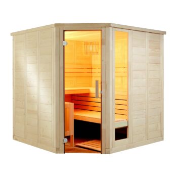 SENTIOTEC SET Sauna Komfort Corner Large