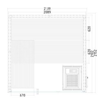SENTIOTEC SET Sauna Panorama Large – Bild 11