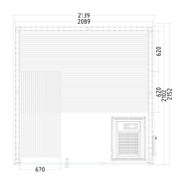 SENTIOTEC SET Sauna Panorama Large – Bild 11