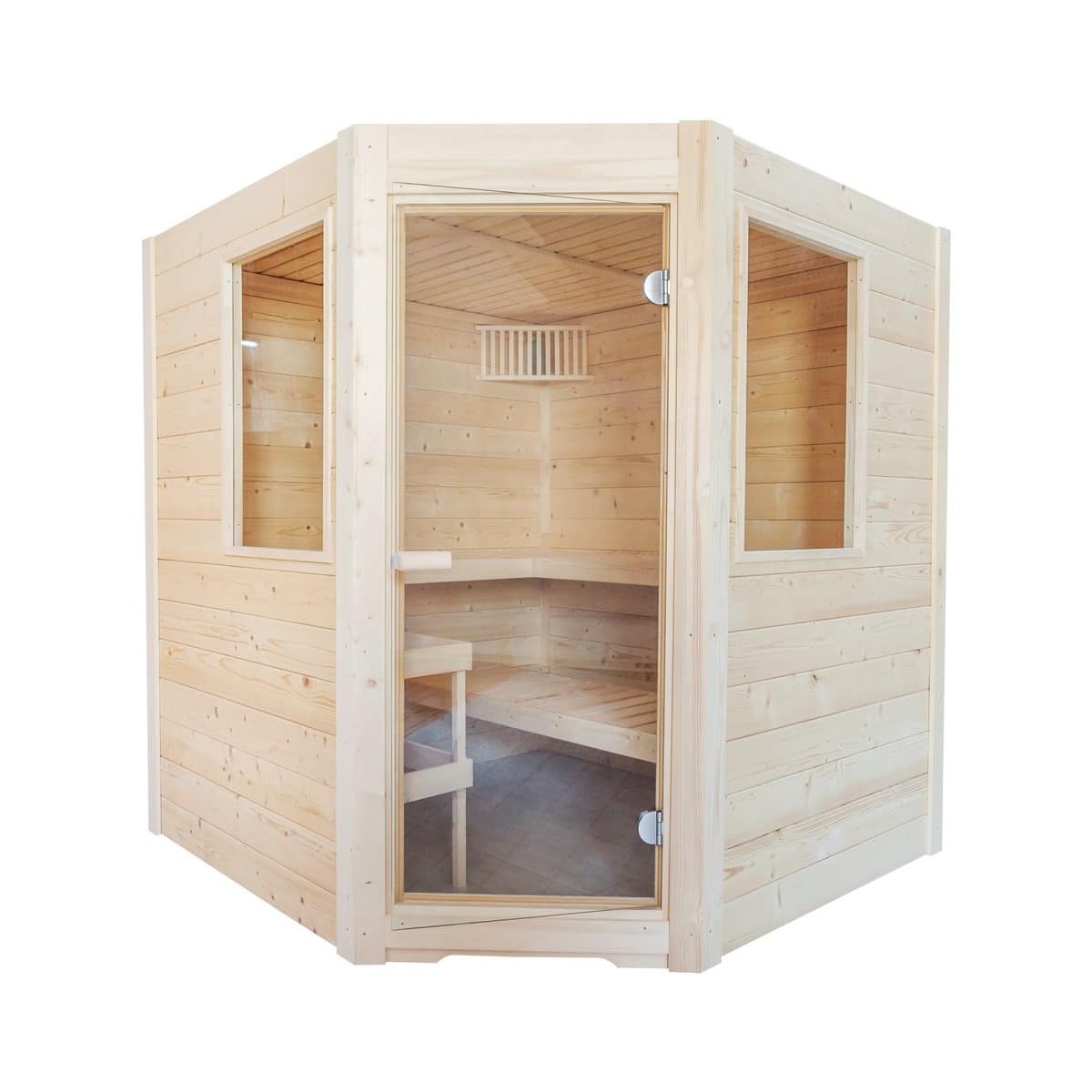 SENTIOTEC SET Sauna Basic Corner – Bild 8