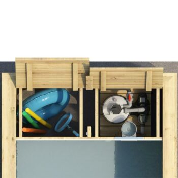 BWT Holzpool Pool'n Box 6.20 x 2.50, GR, HT: 133 – Bild 8