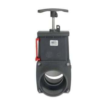 PROFEC Muffenschieber PVC-U 50 mm Klebemuffe 3,5bar Grau type 8000 – Bild 2