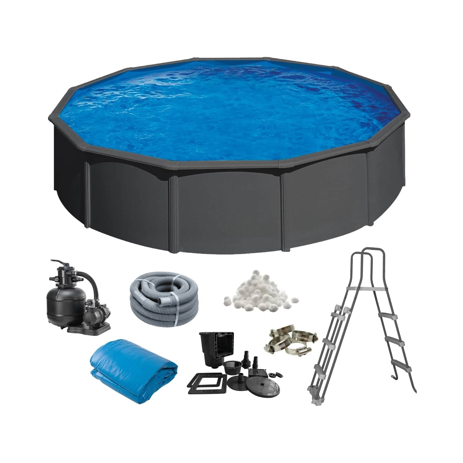 SWIM & FUN Komplettset CLASSIC rund Ø 4.60 m x 1.20 m – Bild 4