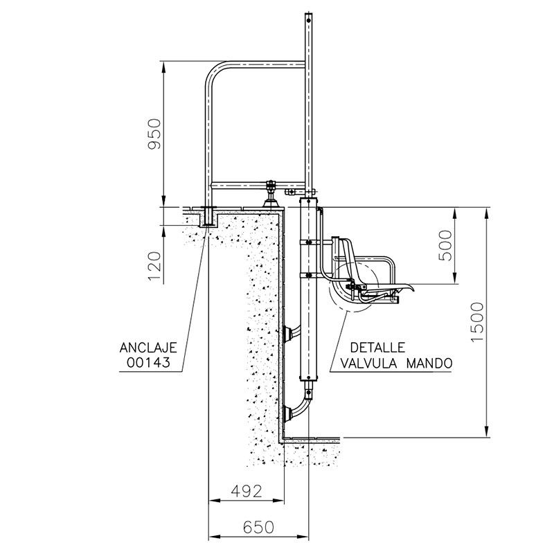 ASTALPOOL hydraulische Hebebühne (Sitzlift)