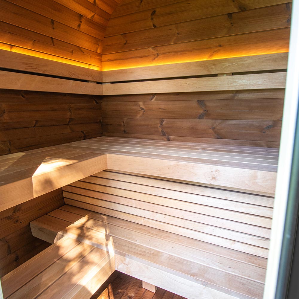 POOLEX Aussensauna ONYXIA Cube