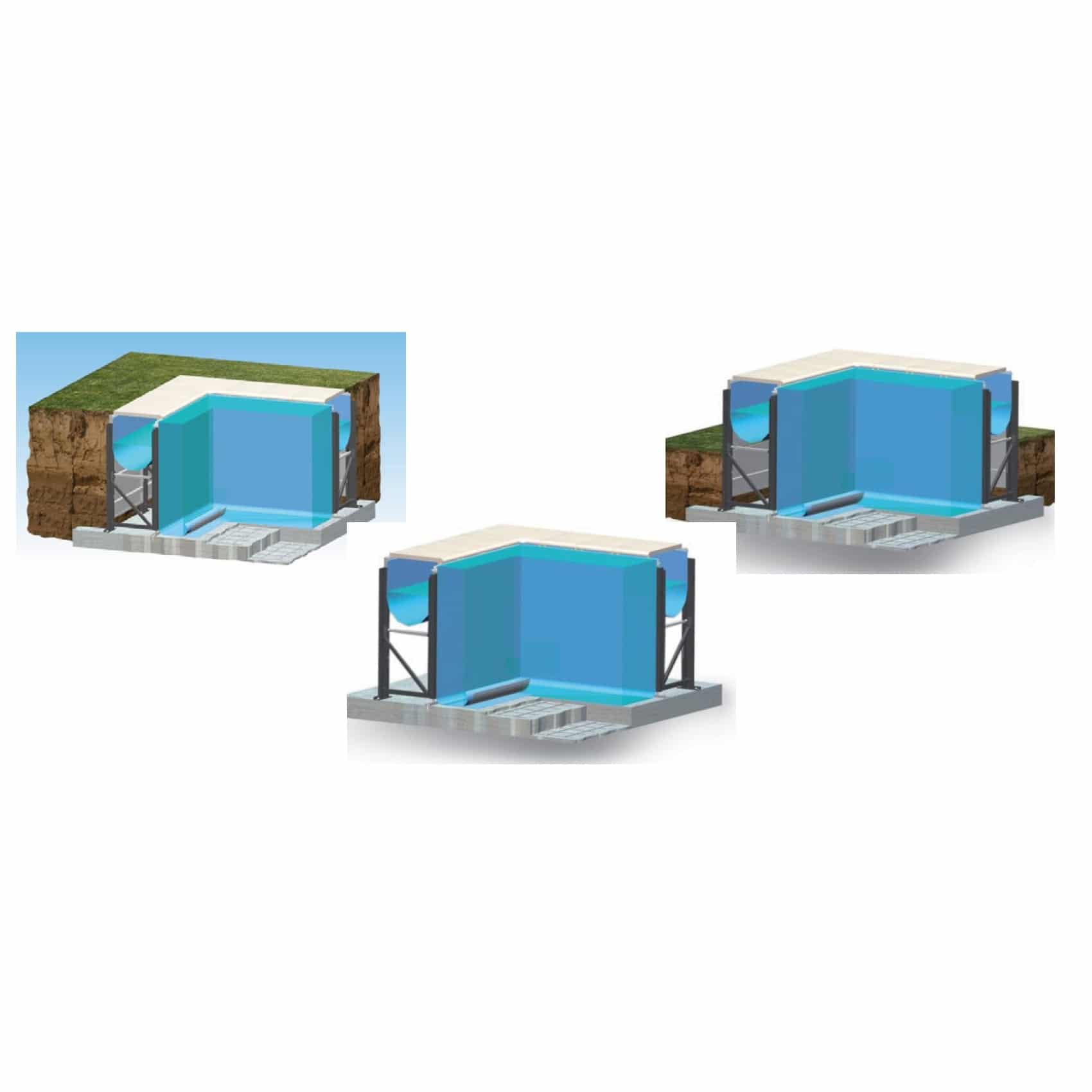PISCINE LAGHETTO Komplett-Becken Set BLUESPRING – Bild 8