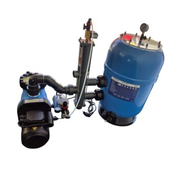 OKU Komplettanlage Ø 400 Atlantica mit BESGO und BADU Prime 7, für Pools 25–35 m³ – Bild 2
