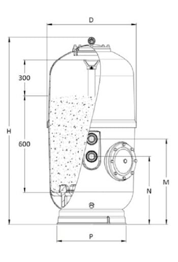 ASTRALPOOL Sandfilter ASTER HIGH – Bild 3
