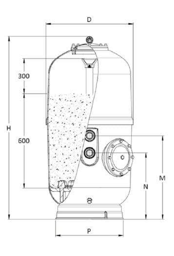 ASTRALPOOL Sandfilter ASTER HIGH – Bild 3