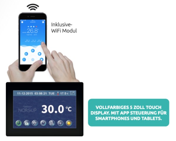 NORSUP Wärmepumpe Inverter, Typ PV Oben – Bild 5