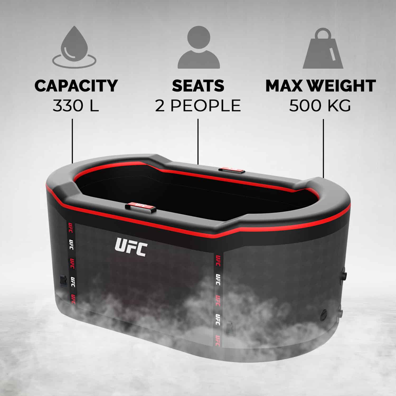 NETSPA Eisbad UFC DUO mit Kit Chiller 3 – 40 °C – Bild 13
