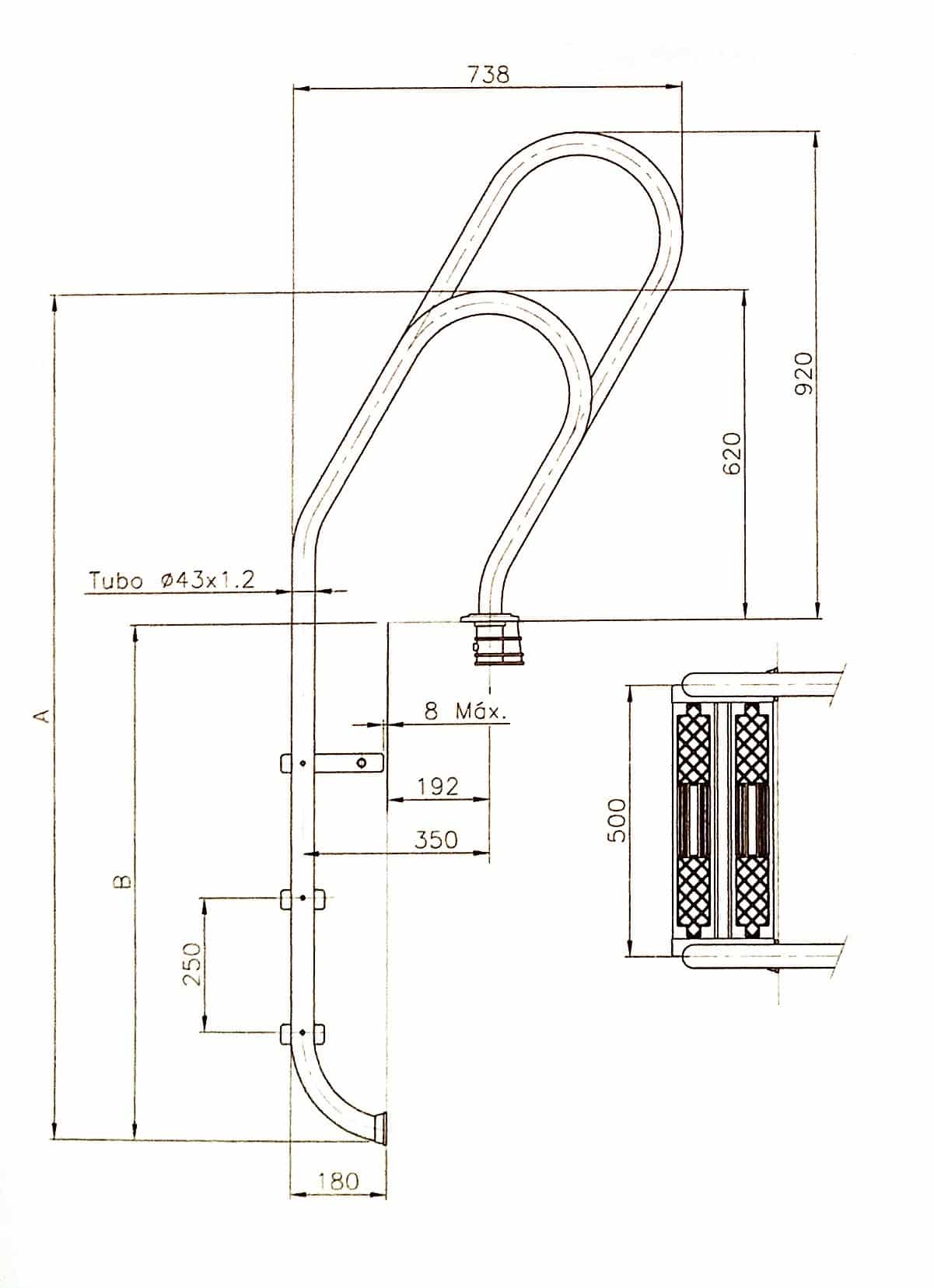 ASTRALPOOL Einbauleiter MIXED ASYMMETRISCH – Bild 11