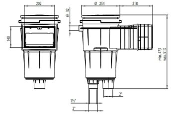 ASTRALPOOL Skimmer STANDARD 17.5 L – Bild 14