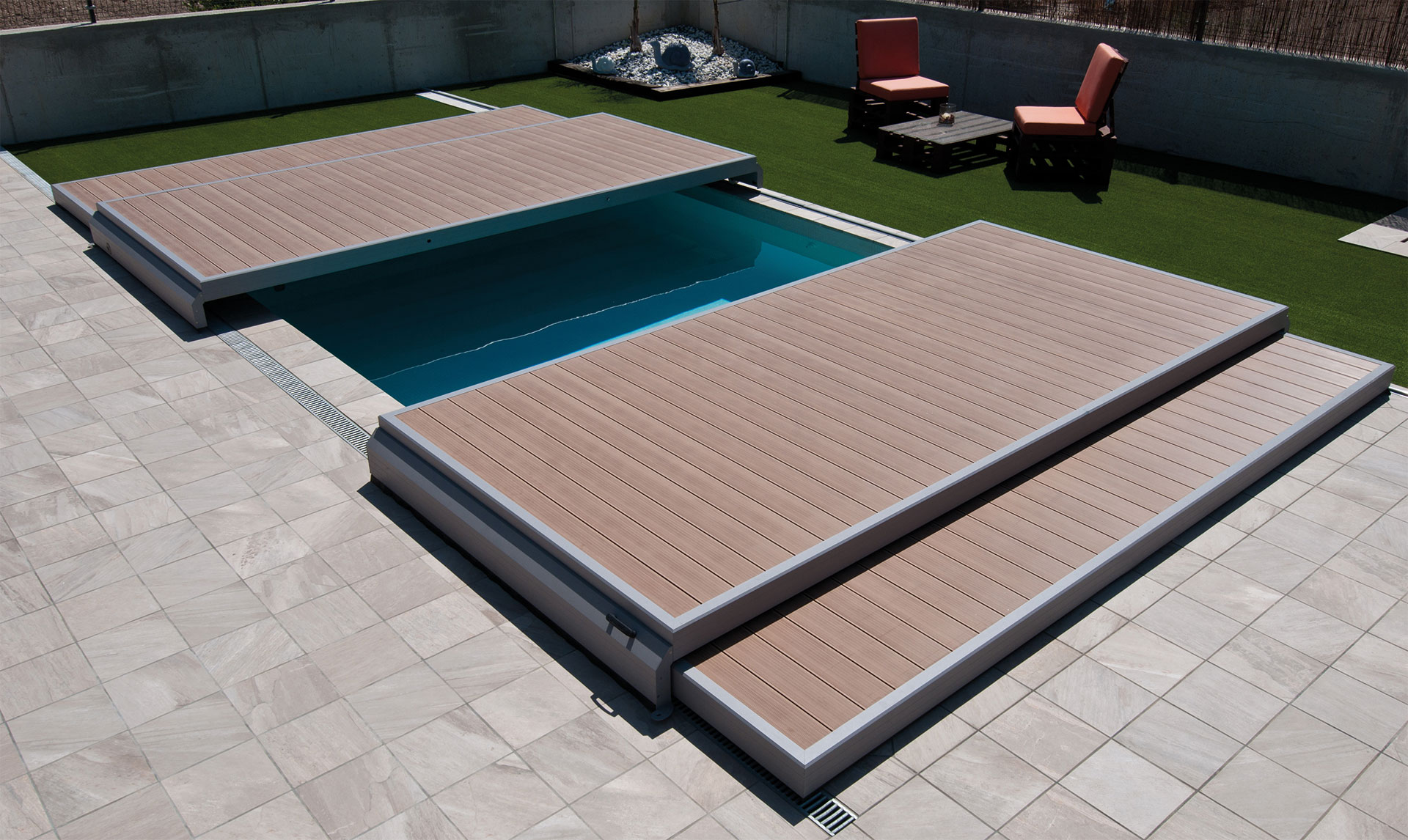Poolabdeckung DECKWELL