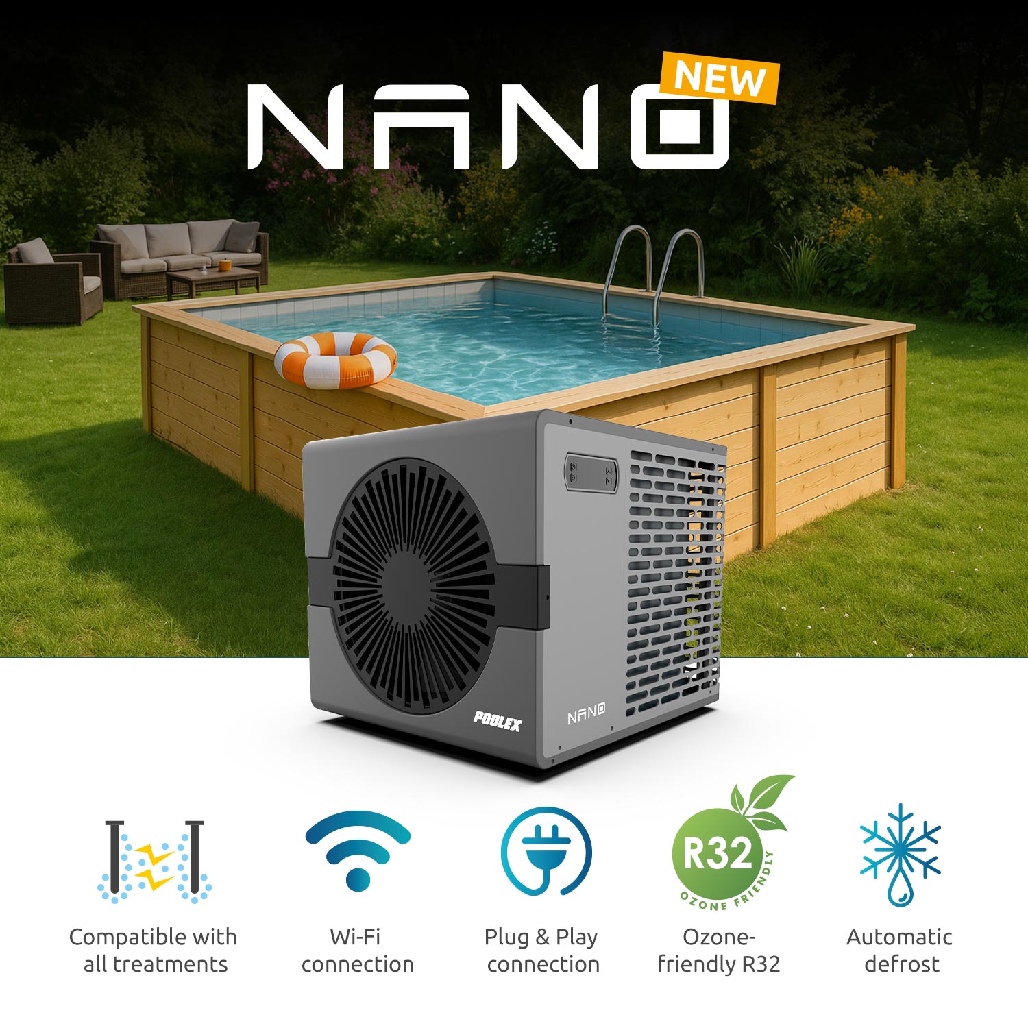 POOLEX Wärmepumpe New NANO On / Off (Modell 2025) – Bild 17