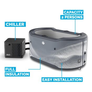 NETSPA Eisbad JÄRVI mit Kit Chiller 3 – 40 °C – Bild 20