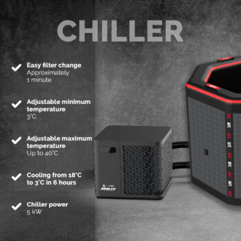NETSPA Eisbad OCTAGON mit Kit Chiller 3 - 40 °C – Bild 17