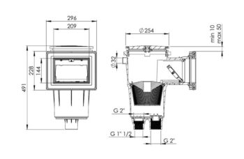 ASTRALPOOL Skimmer STANDARD 17.5 L – Bild 23