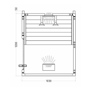 SENTIOTEC Infrarotkabine MiniMy 120 Basic – Bild 4