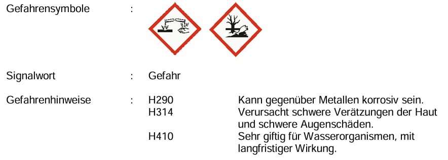 BRENNTAG Chlor Flüssig 13-14 %, Javelwasser – Bild 7