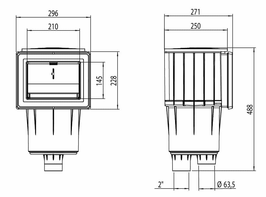ASTRALPOOL Skimmer SPS 250 – Bild 7