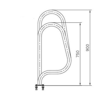 ASTRALPOOL Haltegriffe für Einbauleiter ASYQUADRA – Bild 5