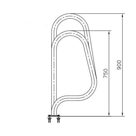 ASTRALPOOL Haltegriffe für Einbauleiter ASYQUADRA – Bild 5