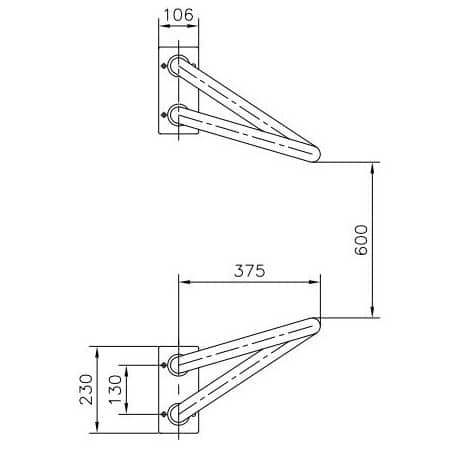 ASTRALPOOL Haltegriffe für Einbauleiter ASYQUADRA – Bild 6