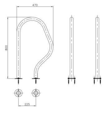 ASTRALPOOL Haltegriffe für Einbauleiter SHORT NARROW – Bild 4