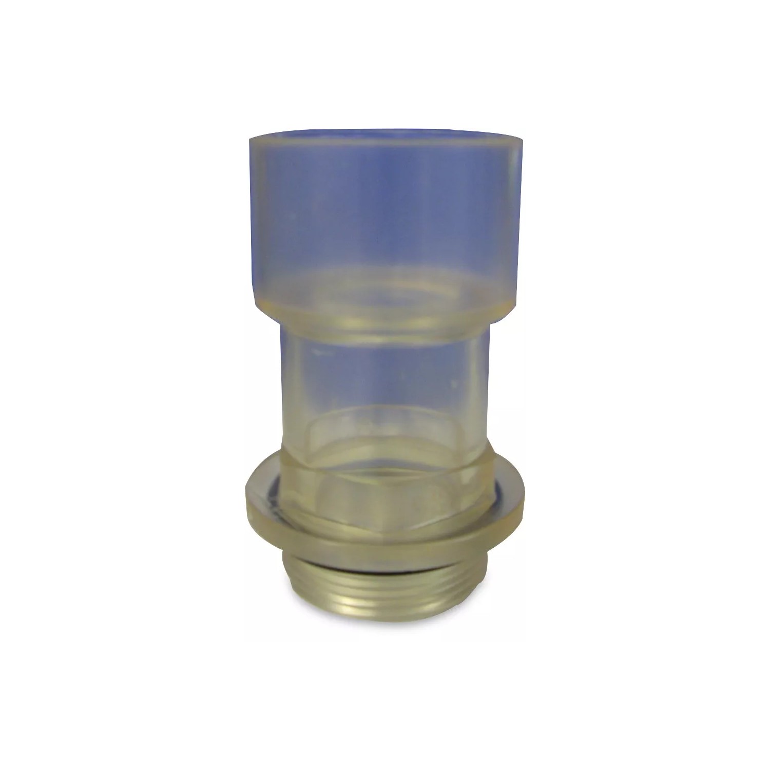 BEVO Schauglas transparent, Aussengewinde x Klebemuffe