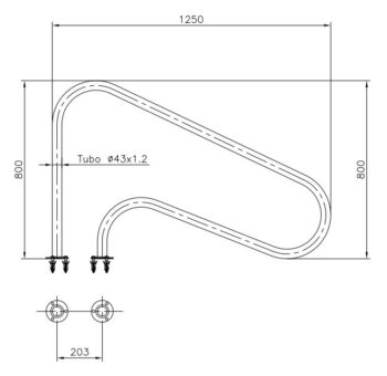 ASTRALPOOL Haltegriff für Einbauleiter LONG – Bild 4