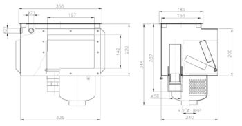 ASTRALPOOL Edelstahlskimmer A-100 – Bild 3