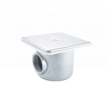 ASTRALPOOL Bodenablauf STYLE SQUARE 2" Edelstahl – Bild 3