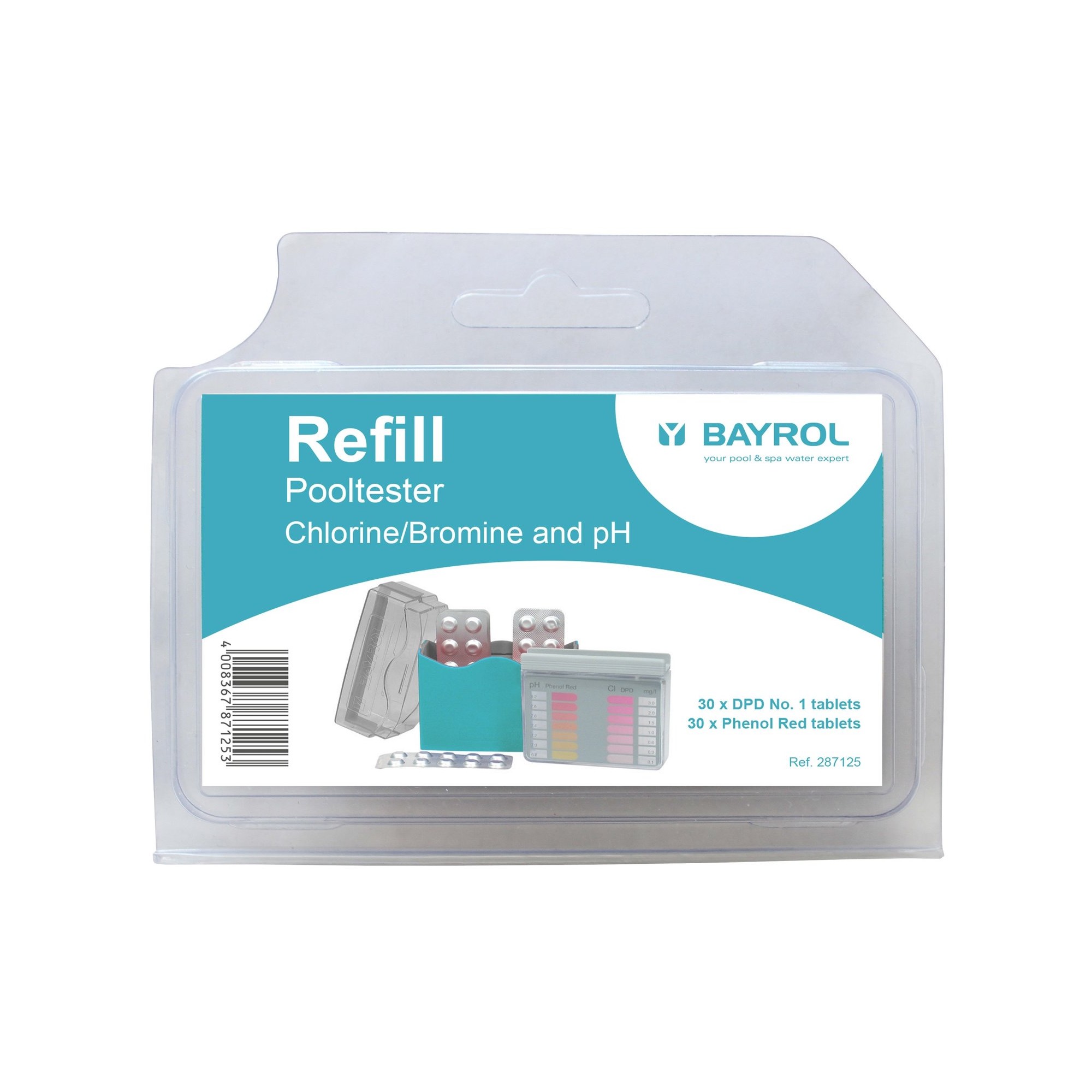 Bayrol Nachfüllsatz zu Pool-Tester pH/Chlor Tabletten-Nachfüllpackung