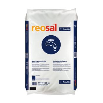REOSAL Regeneriersalz fein, Sack à 25kg (Eidgenössische Zulassungs-Nr. CHZN4763.K1) – Bild 2