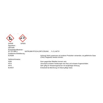Bayrol Chloriliquide 20 l / 25 kg Flüssigchlor UN 1791