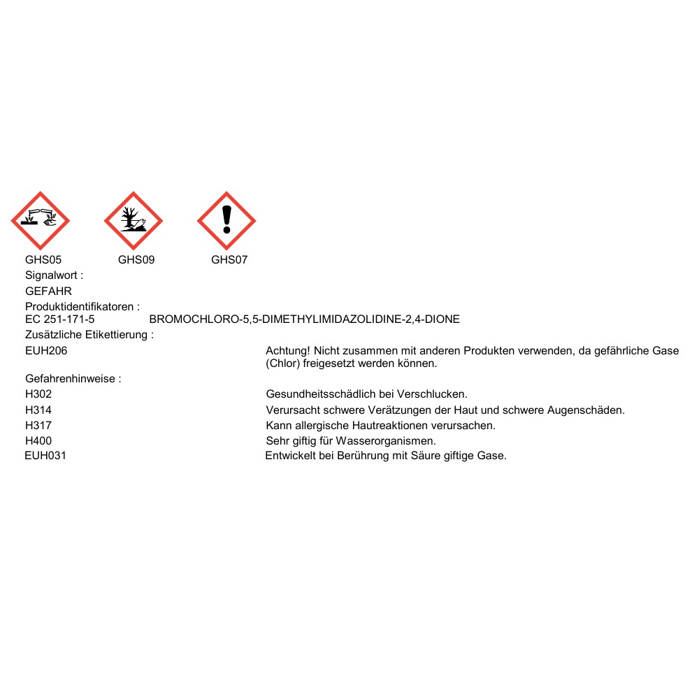 Bayrol Aquabrome Tablets à 5 kg Bromtabletten 20 g, sehr langsamlöslich UN 3085