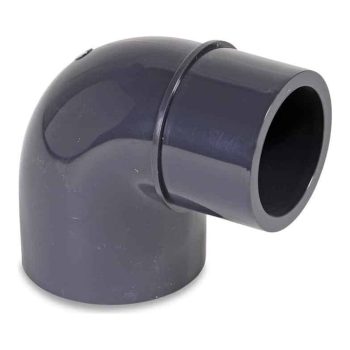 PROFEC PVC-U Winkel 90° reduziert, Klebemuffe/Klebestutzen x Klebemuffe