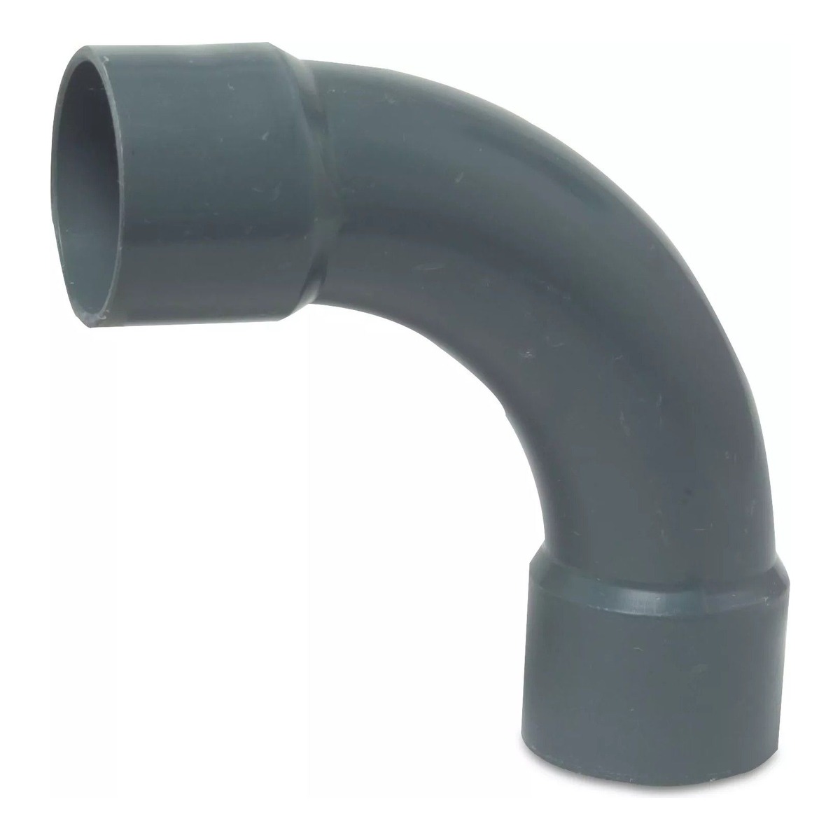 PROFEC PVC Bogen 90°, Klebemuffe aus Rohr hergestellt