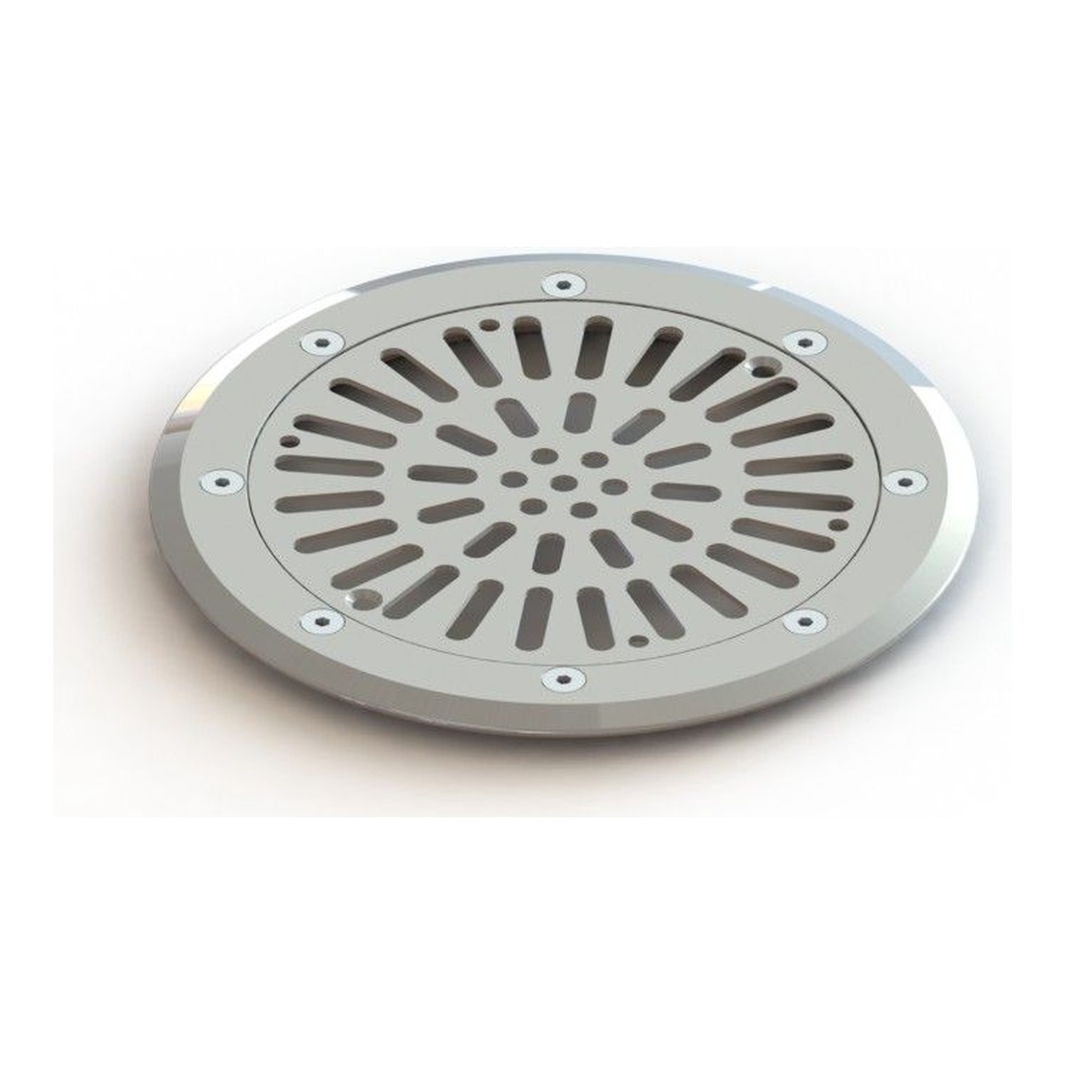 ASTRALPOOL Bodenablauf 230 rund + Gitter ABS