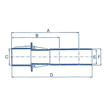 ASTRALPOOL Wanddurchführung PVC