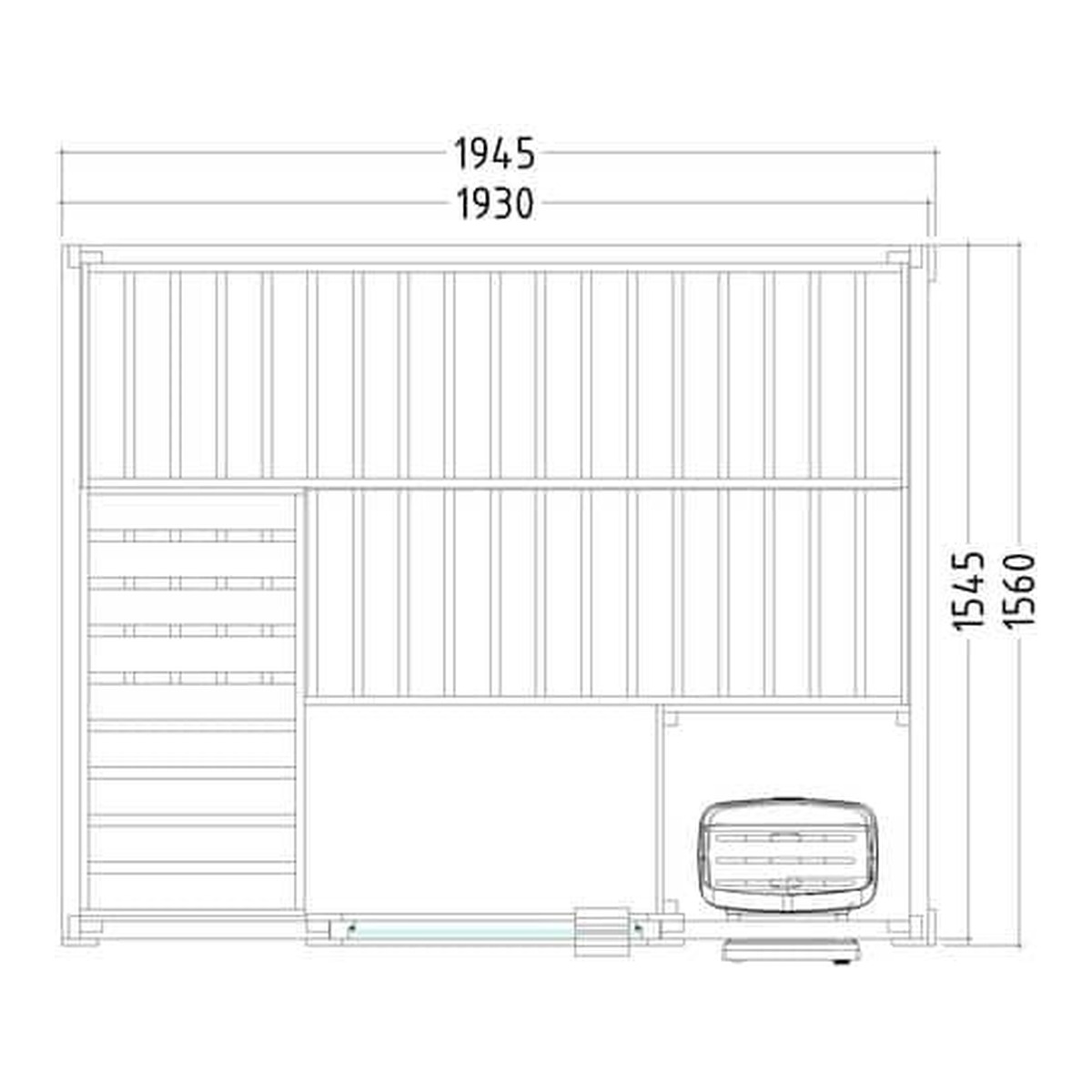 SENTIOTEC SET Sauna Basic Medium