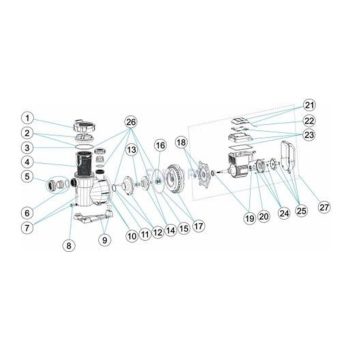 ASTRALPOOL Ersatzteile für Pumpe VICTORIA PLUS SILENT VS