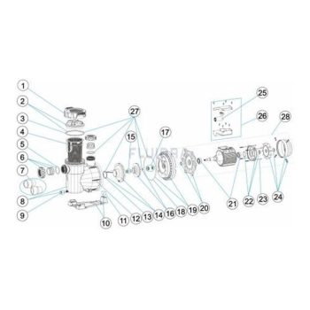 ASTRALPOOL Ersatzteile für Pumpe VICTORIA PLUS SILENT