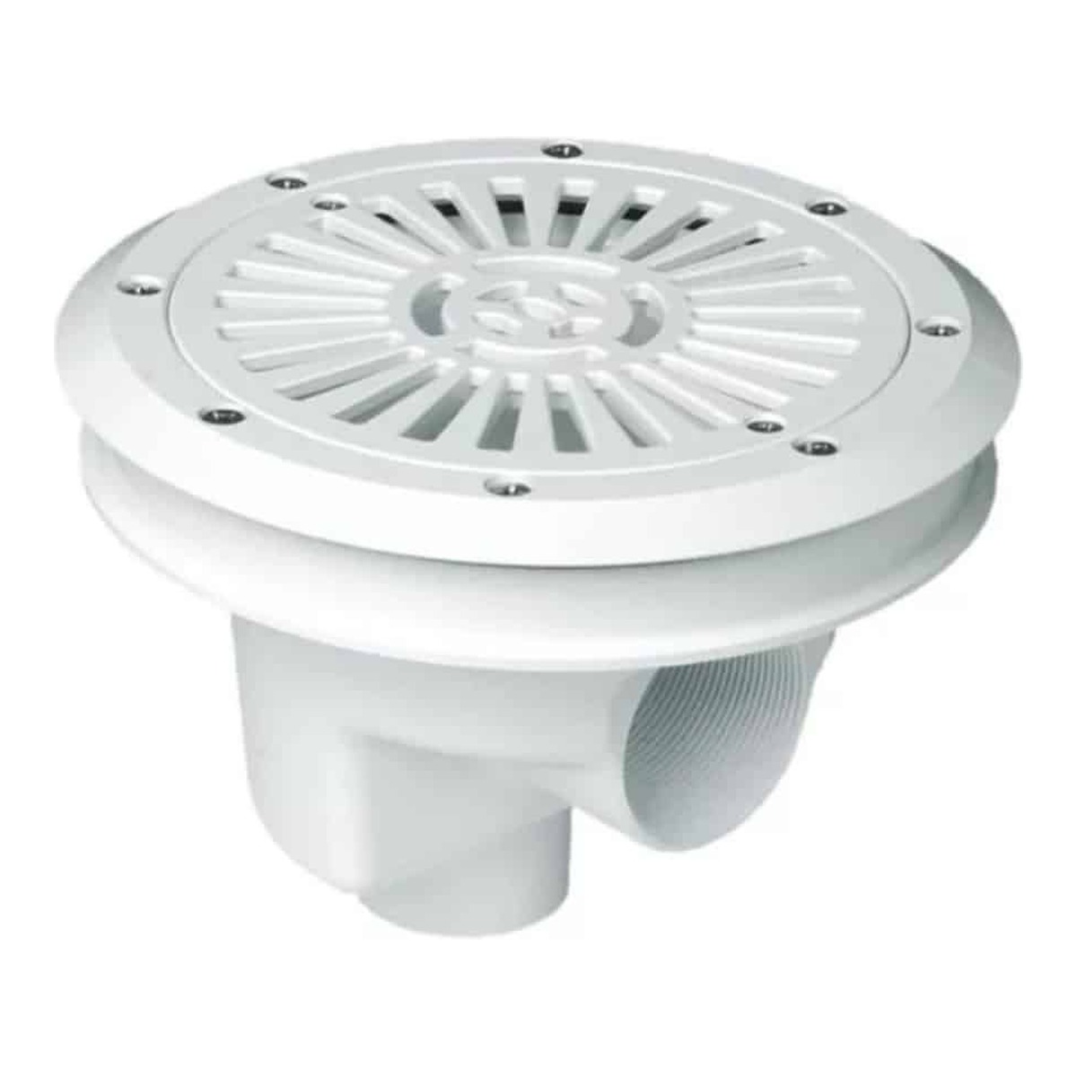 ASTRALPOOL Bodenablauf 200 rund + Gitter ABS