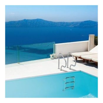 ASTRALPOOL geteilte Edelstahlleiter mit Plascoat®