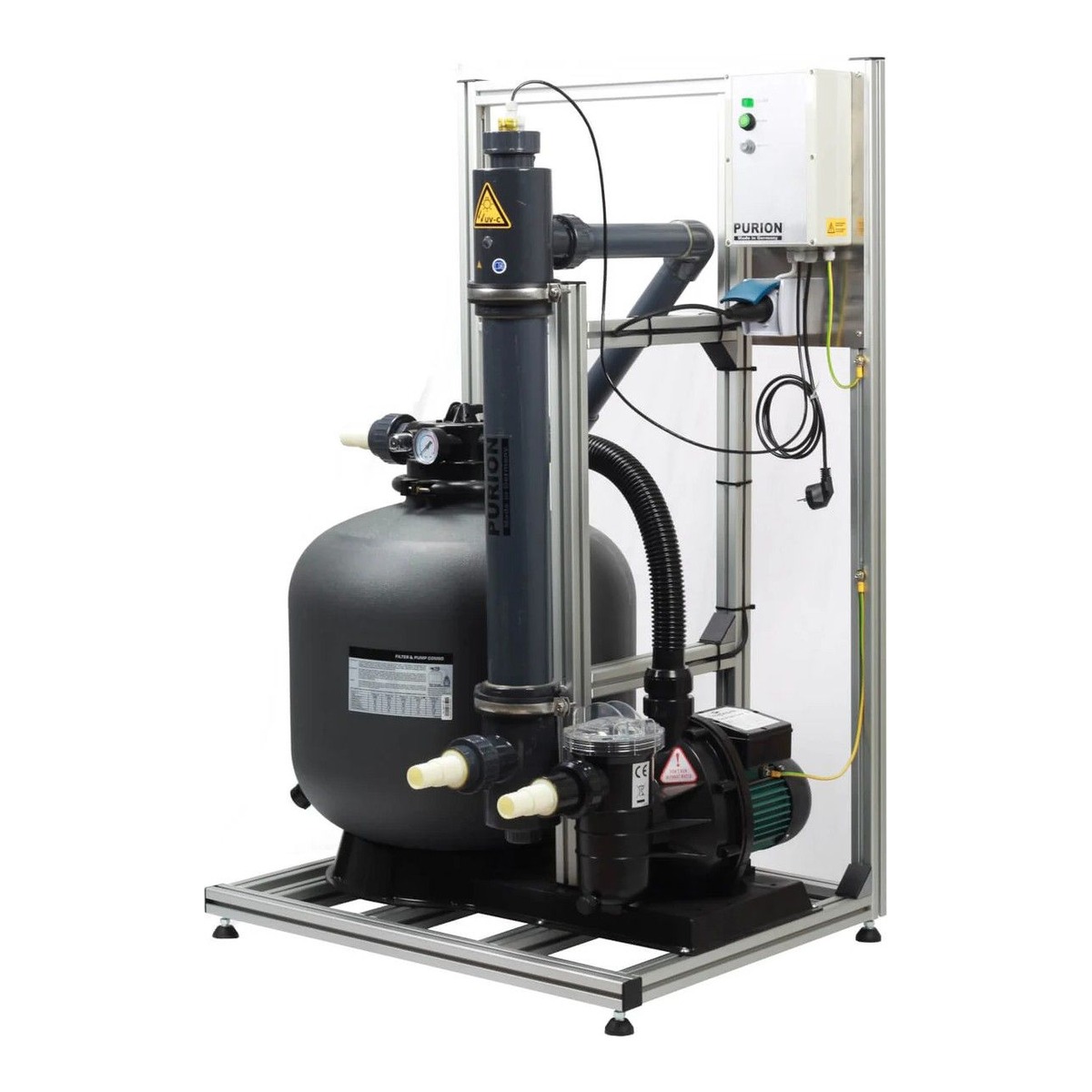 PURION Pool Kompaktanlage mit UV-Desinfektion 80er Modelle
