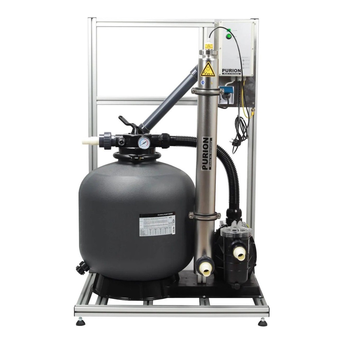 PURION Pool Kompaktanlage mit UV-Desinfektion 80er Modelle